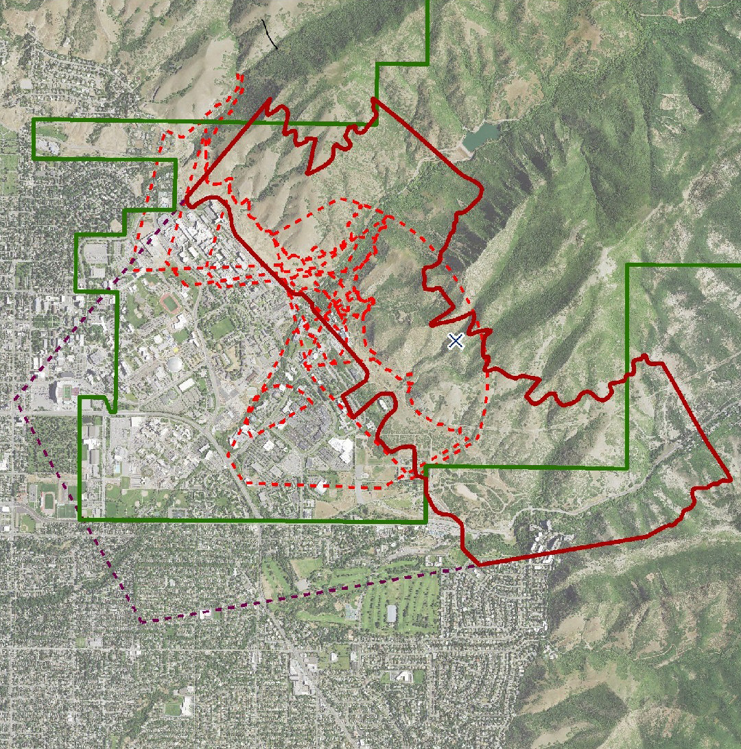Project Location Map with Impact Areas